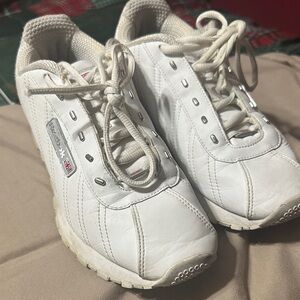 Reebok Classic White Lace-Up Sneakers